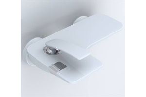 Смеситель для ванны Kludi  белый, хром (524459175) - 3