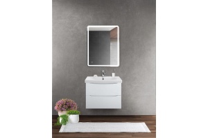 Комплект мебели BelBagno Marino-Cer 70 белый матовый