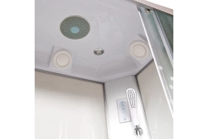 Душевая кабина Deto L 120х80 с гидромассажем, крышей и электрикой (L920LGM+EL) - 3