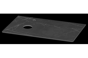 Столешница Misty Роял 80 черная матовая