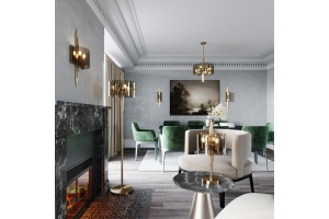 Торшер Odeon Light Exclusive Margaret 4895/3F - 3