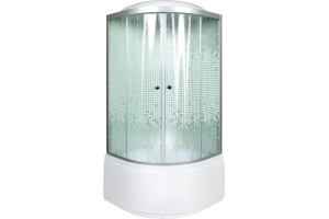 Душевая кабина DETO L910 с высоким поддоном, с сиденьем