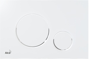 Кнопка смыва AlcaPlast THIN M670 белый