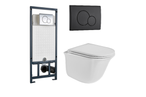 Комплект Weltwasser MARBERG 507 + TELBACH 004 GL-WT + MAR 507 RD MT-BL (10000011131)