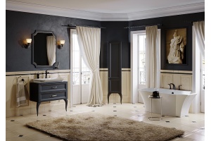 Тумба для комплекта Aqwella 5 stars LaDonna черная - 2