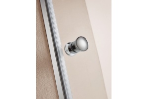 Душевая дверь в нишу Cezares Eco O B-2-80-C-Cr стекло прозрачное - 3