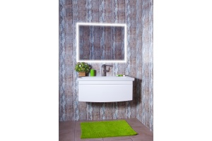 Тумба с раковиной Бриклаер Вега 100 белая - 2