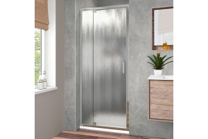 Душевая дверь в нишу Vincea Intra VDP-1I9010CH 90/100 см, стекло шиншилла, хром