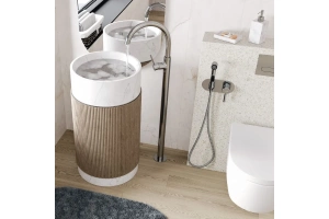 Смеситель напольный для раковины Wasserkraft Main хром - 2