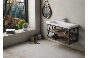 Раковина мебельная BelBagno Luxury 105 белый - 2