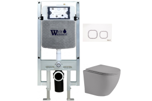 Комплект Weltwasser AMBERG 497 ST + MERZBACH 004 MT-GR + AMBERG RD-WT (10000006734)