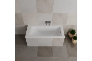 Ванна из литьевого мрамора Delice Diapason 160х70 белый - 3