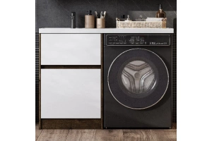 Комплект мебели Aquaton Лондри 60 светлое дерево-белый - 3