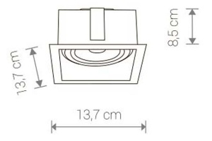 Встраиваемый светильник Nowodvorski Mod 9417 - 3