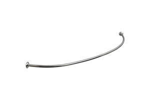 Карниз для ванны 170х105 см Aquatek Вега KARN-0000009, хром