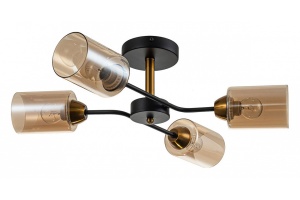 Люстра на штанге Escada Vertigo 1131/4P Black/Gold