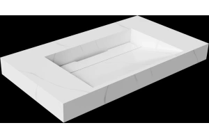 Раковина - столешница Art Flat 80 белый