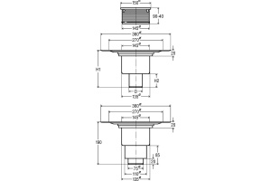 Душевой трап Viega Advantix (557201) - 2