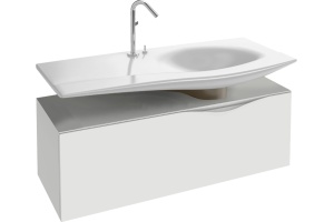 Тумба с раковиной Jacob Delafon Stillness 120 белый лак