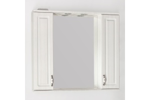 Зеркало-шкаф Style Line Олеандр-2 90/С Люкс, рельеф пастель