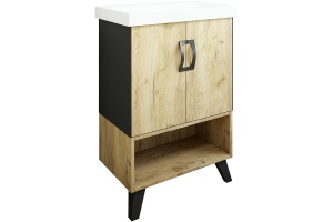 Тумба под раковину Sanflor Выборг 60 дуб золотой (С16293)