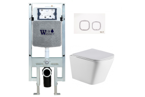 Комплект Weltwasser AMBERG 497 ST + GELBACH 004 GL-WT + AMBERG RD-WT (10000006690)