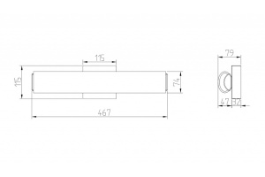 Подсветка для зеркал Maytoni Gelo MIR073WL-L14CH4K - 2