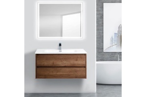 Тумба с раковиной BelBagno Kraft 100 rovere tabacco - 2