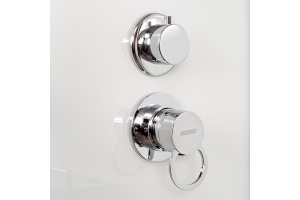 Душевая кабина DETO EM4580GM с высоким поддоном, с сиденьем - 3