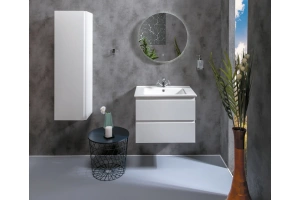 Тумба под раковину Armadi Art Capolda 65 белый ручка белая - 3