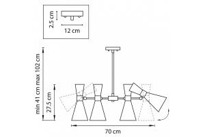 Подвесная люстра Lightstar Dumo 816061 - 2