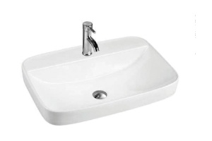 Раковина керамическая полувстраиваемая AM6400