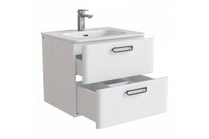 Тумба с раковиной IDDIS Brick 60 подвесная белая (BRI60W0i95K) - 2