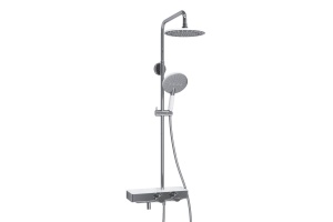 Душевая система WasserKraft 22.5 с термостатом хром - белый