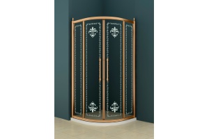 Душевой уголок Cezares Retro scorrevole A R2 100 CP Br - 2