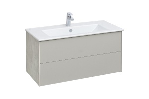 Тумба под раковину Aquaton Сохо 100 серый  - 2