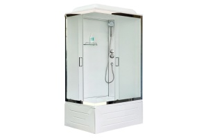 Душевая кабина Royal Bath BP 120х80 R профиль хром стекло матовое