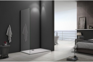 Боковая стенка Good Door Galaxy SP-90-C-B профиль черный - 2