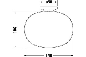 Мыльница Duravit Starck T 0099334600 черная - 3
