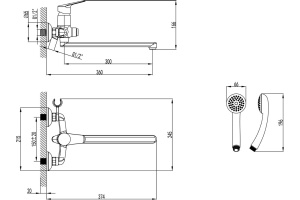Смеситель Lemark Partner универсальный LM6557C - 2
