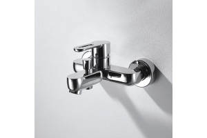 Смеситель Bravat Stream-D F637163C-B для ванны с душем, с лейкой - 3