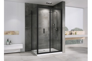 Душевой уголок Abber Sonnenstrand 90x100 профиль черный (AG07090B-S100B) - 2