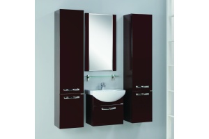Мебель для ванной Акватон Ария 50 темно-коричневая
