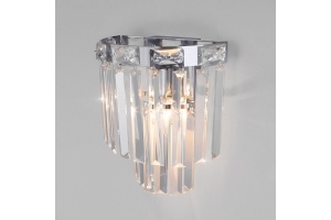 Накладной светильник Eurosvet Elegante 10130/1 хром/прозрачный хрусталь Strotskis - 3