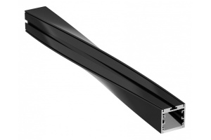 Профиль Arlight SL-ARC-3535-Twist90R-400 Black 032682