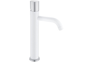 Смеситель Boheme Stick 122-WCR.2 для раковины, white touch chrome