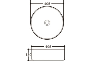 Накладная раковина Vincea 40 черная матовая - 2