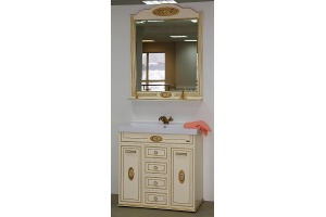 Зеркало Misty Roma 75 бежевая патина - 2