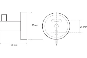Крючок Bemeta Dark - 2