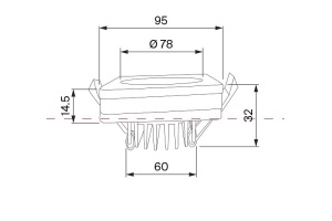Встраиваемый светильник Maytoni Phanton DL2001-L12B4K - 2